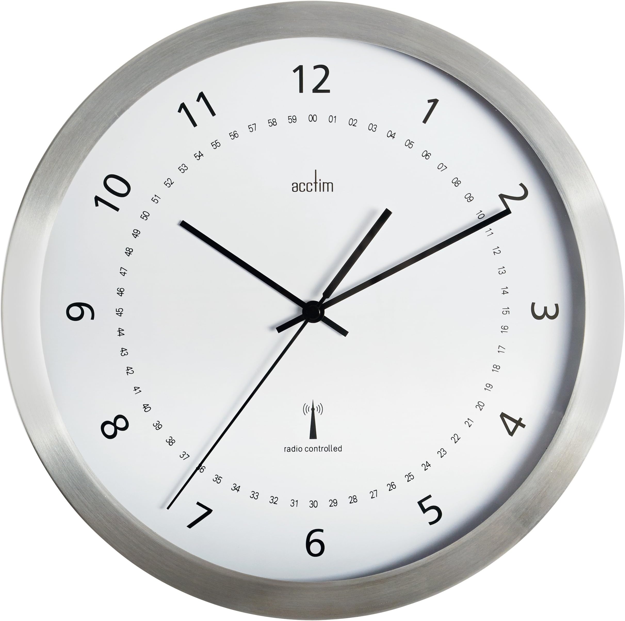 Acctim 74662 Nardo 20cm Radio Controlled White Wall Clock Amazon.co