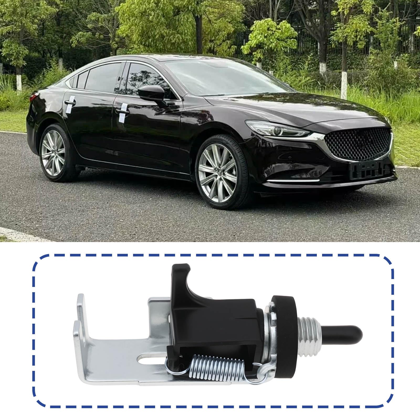 OTOTEC Siłownik blokady pokrywy paliwa B09556890 B095-56-890 kompatybilny z Mazda 3 5 6 MX-5 Miata CX-7 RX-8