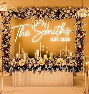 Custom Neon Signs, Neon Name Sign Customizable for Wedding Light or Kid Birthday Gifts, Personalized LED Name Sign for Bar Salon Beauty Business Shop Decor