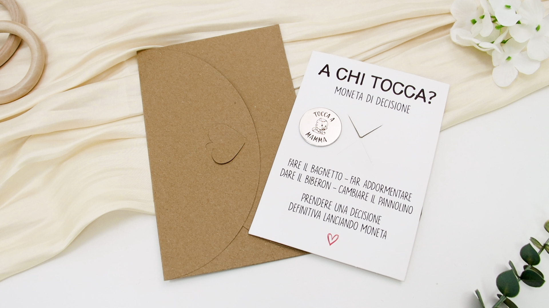 Moneta Decisionale Regalo Per Neo Genitori, Moneta Di Decisione Regalo Neo Mamma Papà Natale, Regalo Nascita Gravidanza Donna Incita Battesimo Baby Shower Neonati - Foto 10