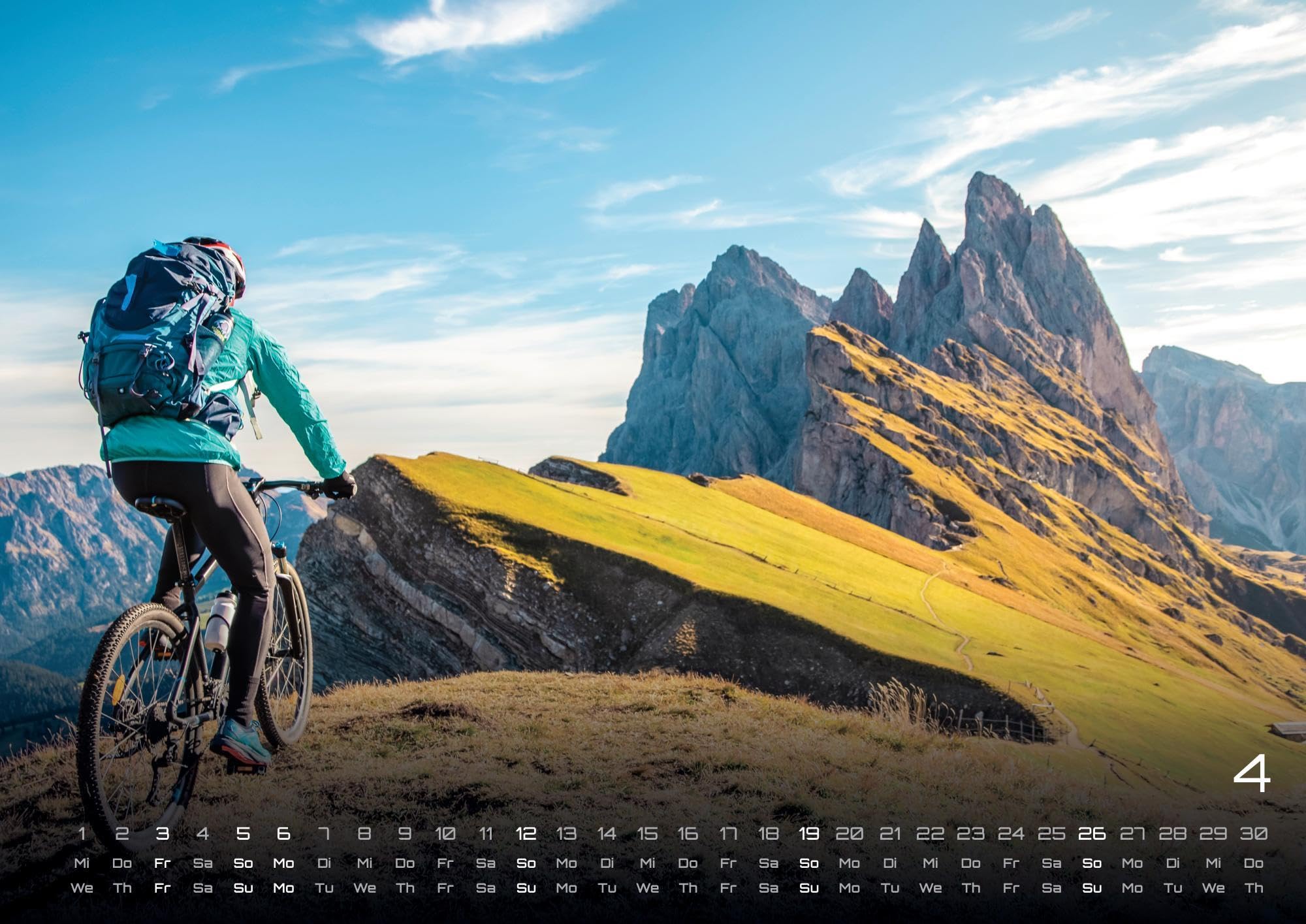 MTB | Mountainbike - 2026 - Kalender DIN A3: Der Wandkalender mit den schönsten Motiven für alle Fahrrad / Bike Freaks für das Jahr 2026 im Format DIN A3 (ca. 42 x 30 cm)!