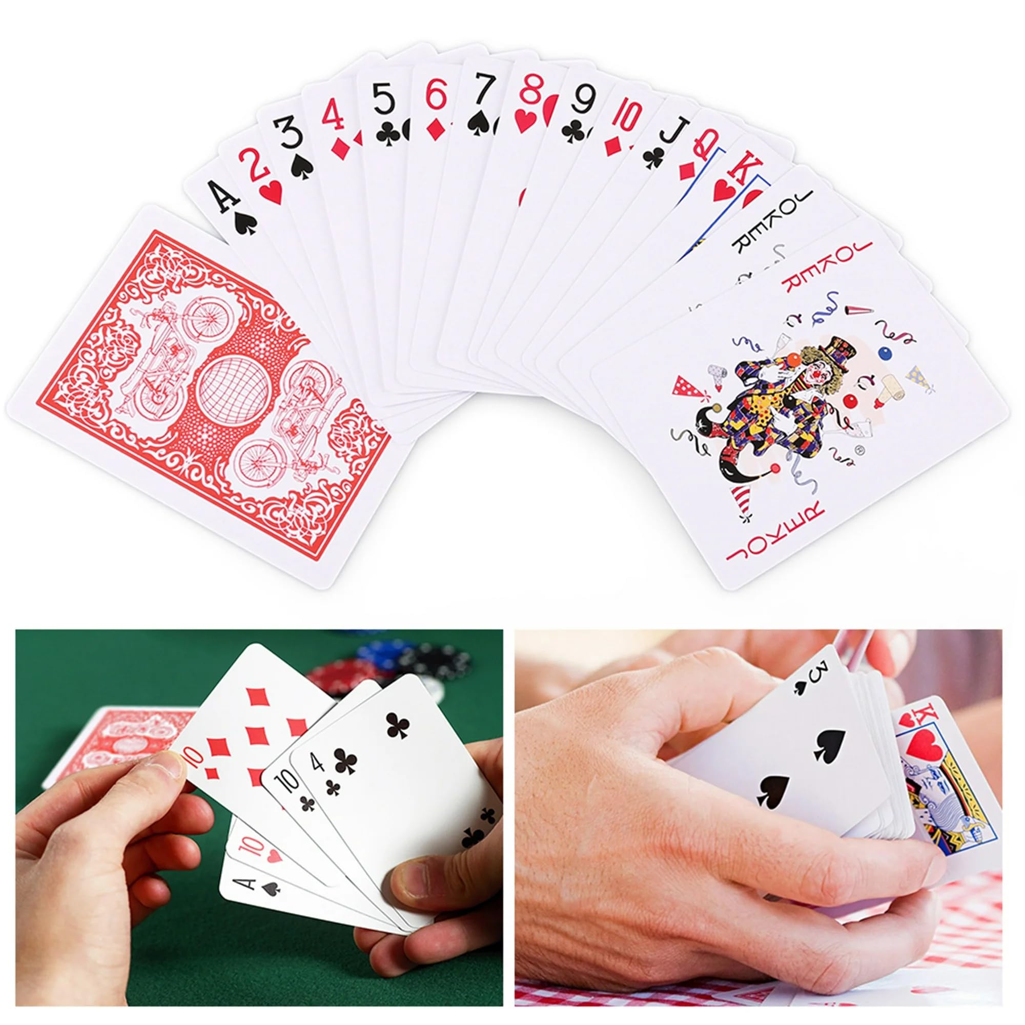 Color Shop Club Special Plastic Coated Playing Card Decks ~ Bundle