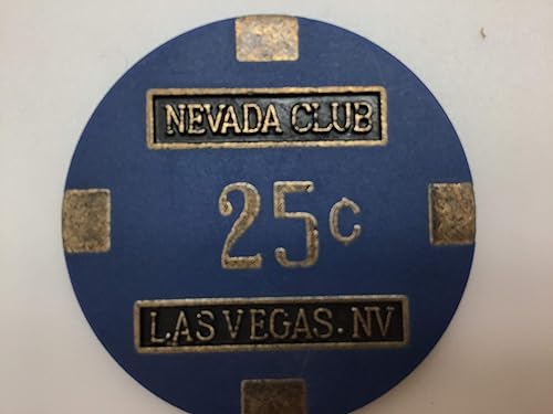 Miniatura 2 de Nevada Club Fichas de póquer - (100) Núcleo de latón de 25 centavos de 0.53 oz