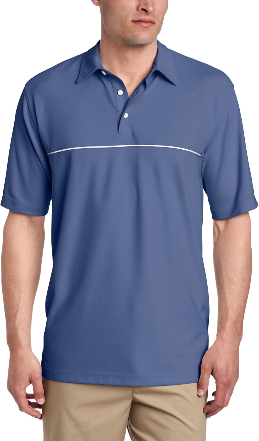 Greg Norman Collection Men's Protek Engineered Stripe Polo Shirt