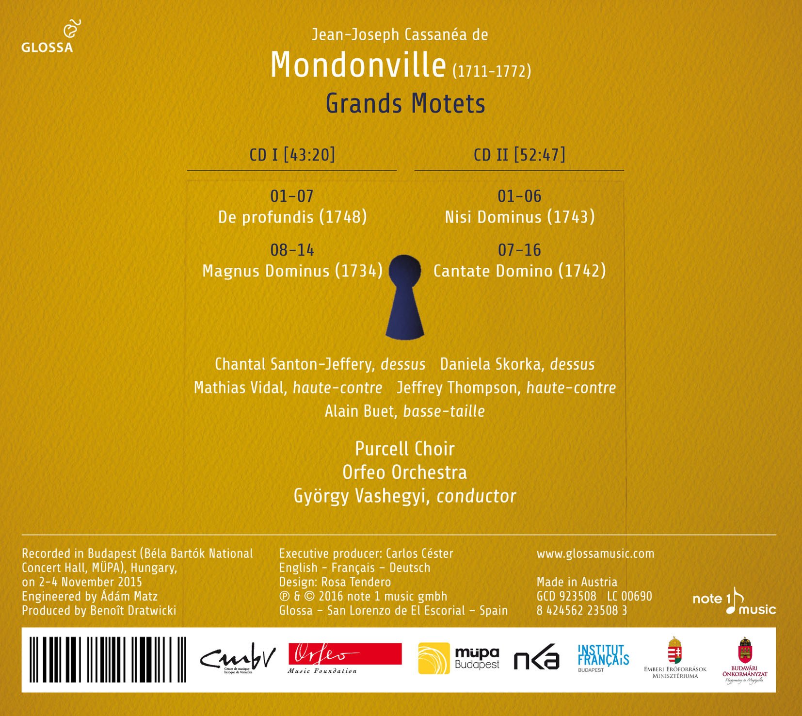 Mondonville / Grands Motets