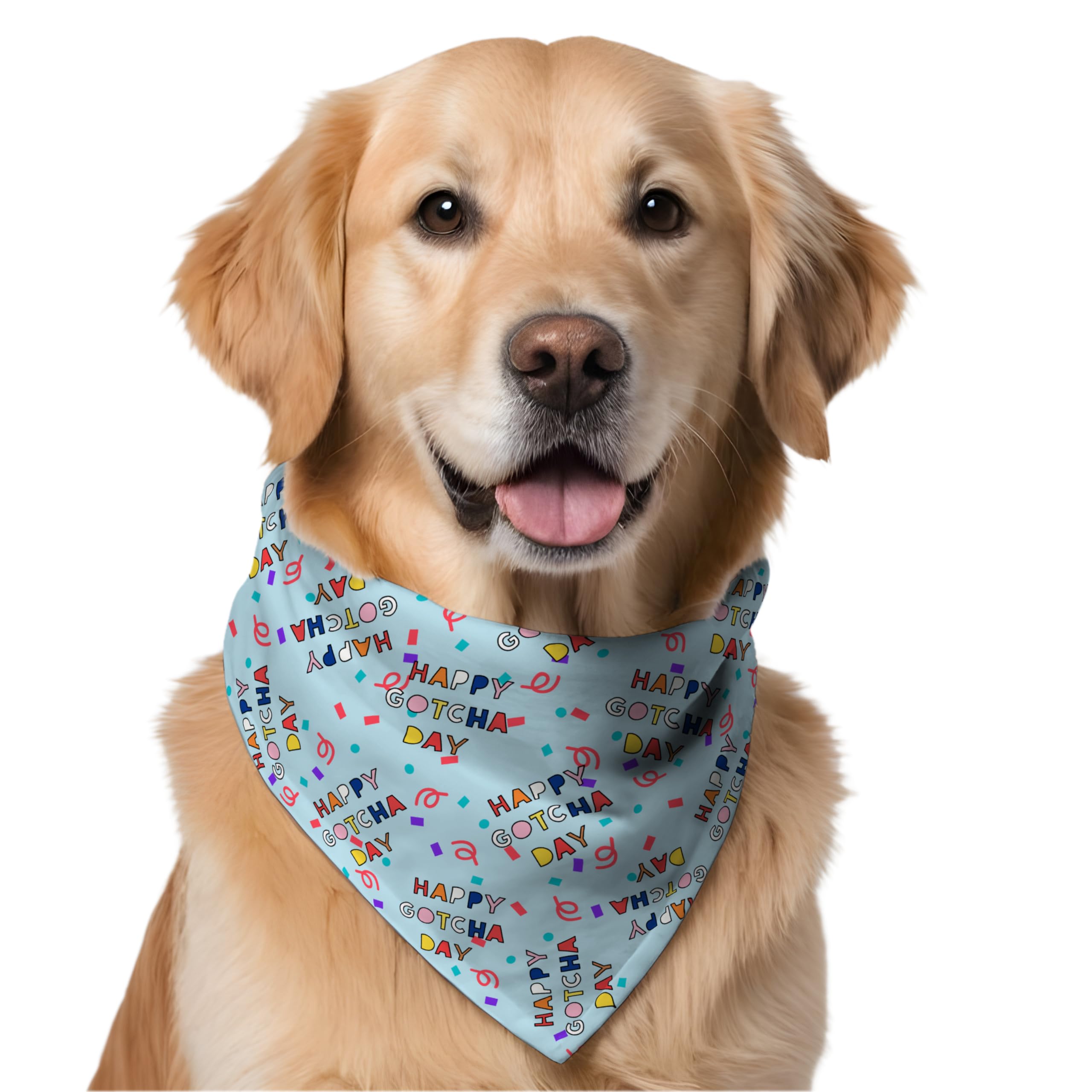 W Brings Happy Gotcha Day WoofBox Birthday Celebration Dog Bandana | This Stunning Gorgeous Dog Bandana Scarf is Perfect for Your Dog’s Birthday Celebration. One Size Fits All. (B0BPQSC8J1) Amazon Price History, Amazon Price Tracker