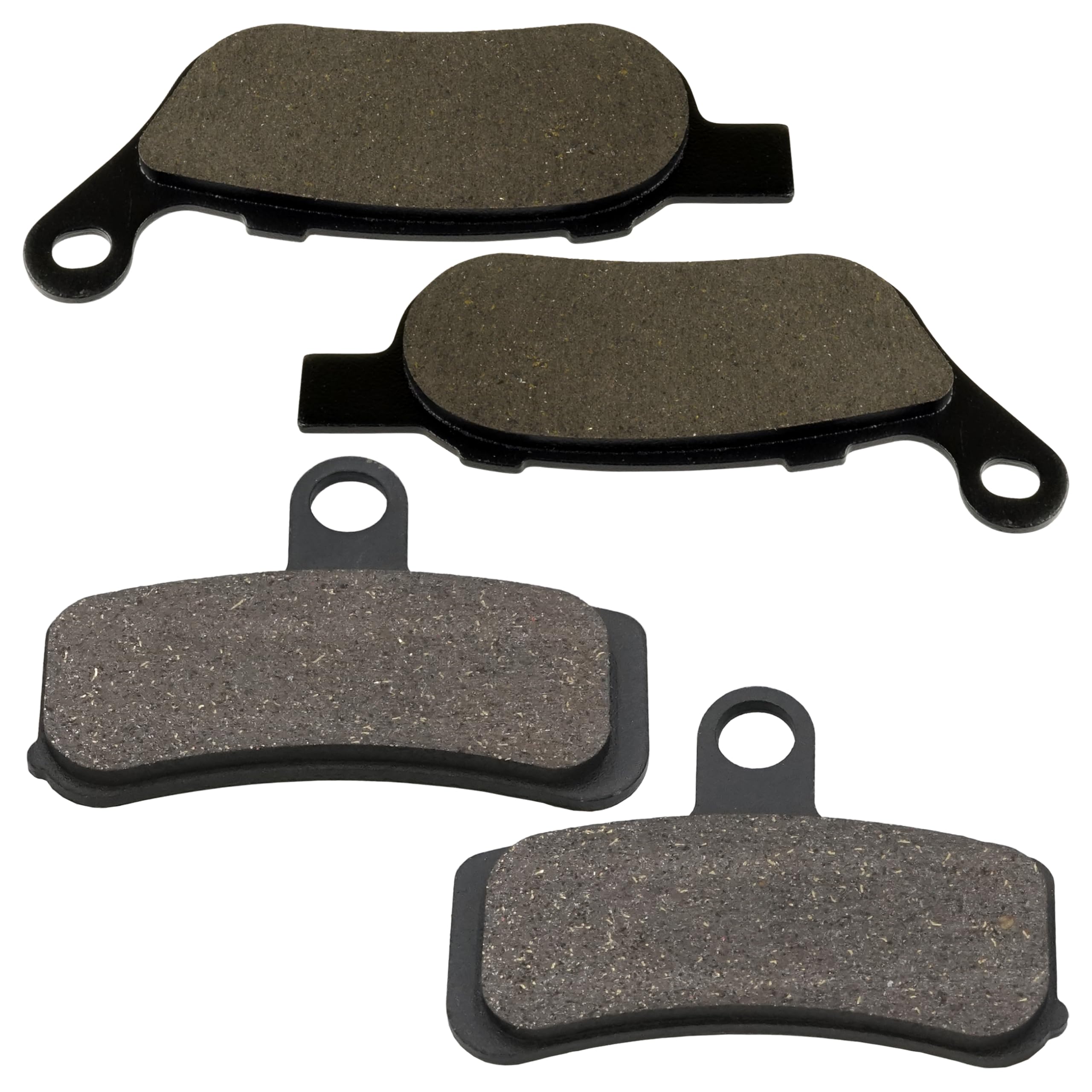 Caltric Front & Rear Brake Pad Set For 2008-2014 Harley Davidson Dyna Super Glide (FXD, FXDC)