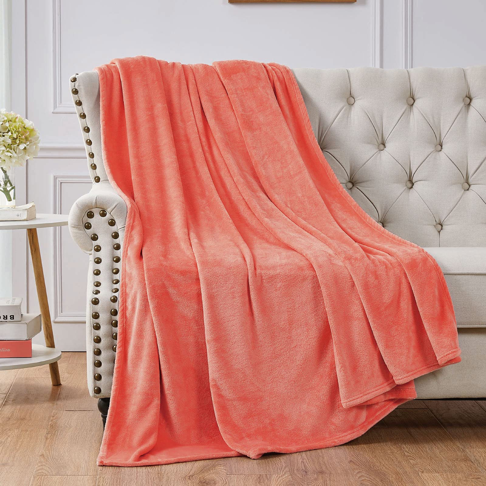 Walensee Fleece Blanket Plush Throw Fuzzy Lightweight (King Size 108x90