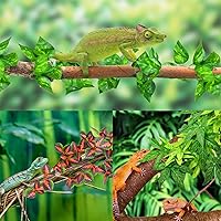 Vista 5 de KATUMO Plantas de reptiles, 3 plantas colgantes de anfibios con ventosa para serpientes, dragones barbudos, lagartos, geckos, sapos, tanque