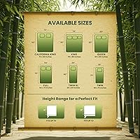 Vista 3 de Utopia Bedding Waterproof Mattress Protector Twin XL Size Bed, Premium 200 GSM Bamboo Viscose Cooling Mattress Cover, Soft and Breathable, Fitted