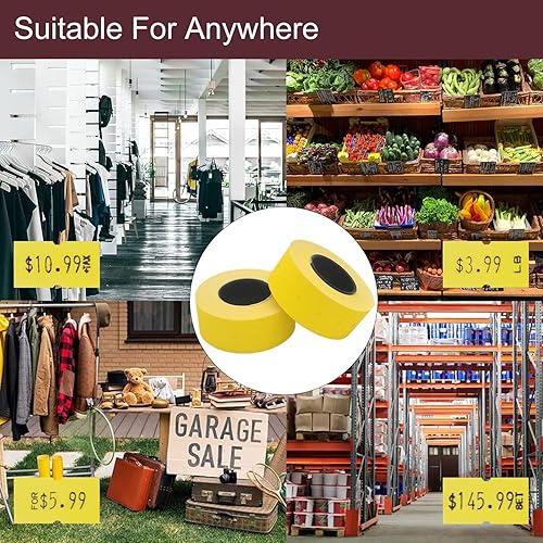 Miniatura 7 de Motex Inkers - Rodillos de tinta, se adapta a Motex MX-5500, Perco Lite/X, JayCo Pro 1 Line Price and Date Guns (6 rollos)