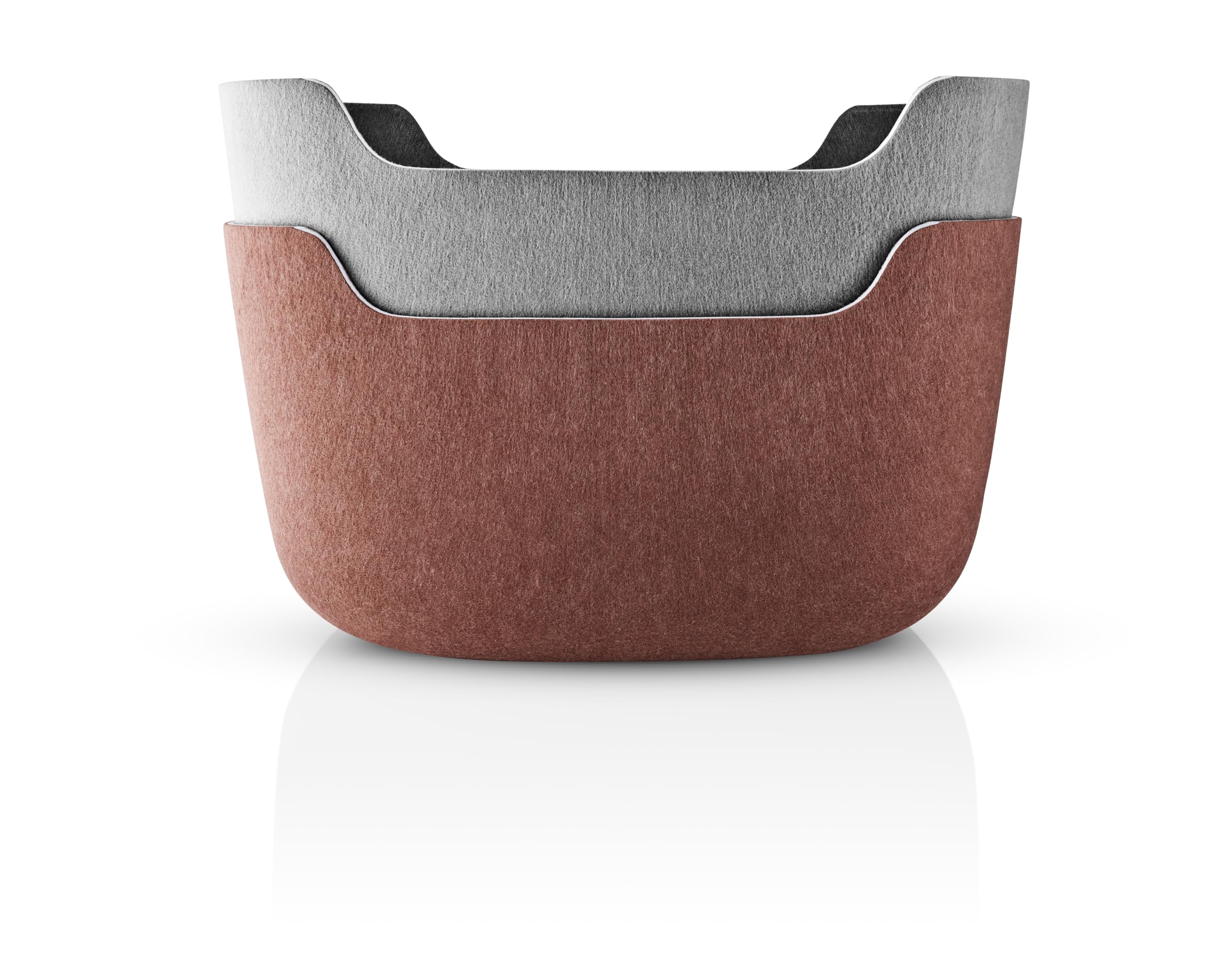 EVA SOLO | Cesta ordenada 48x35x26cm Castaño | Almacenamiento versátil para juguetes, libros y suministros de oficina | Casa bien organizada con diseño y funcionalidad daneses | Castaño