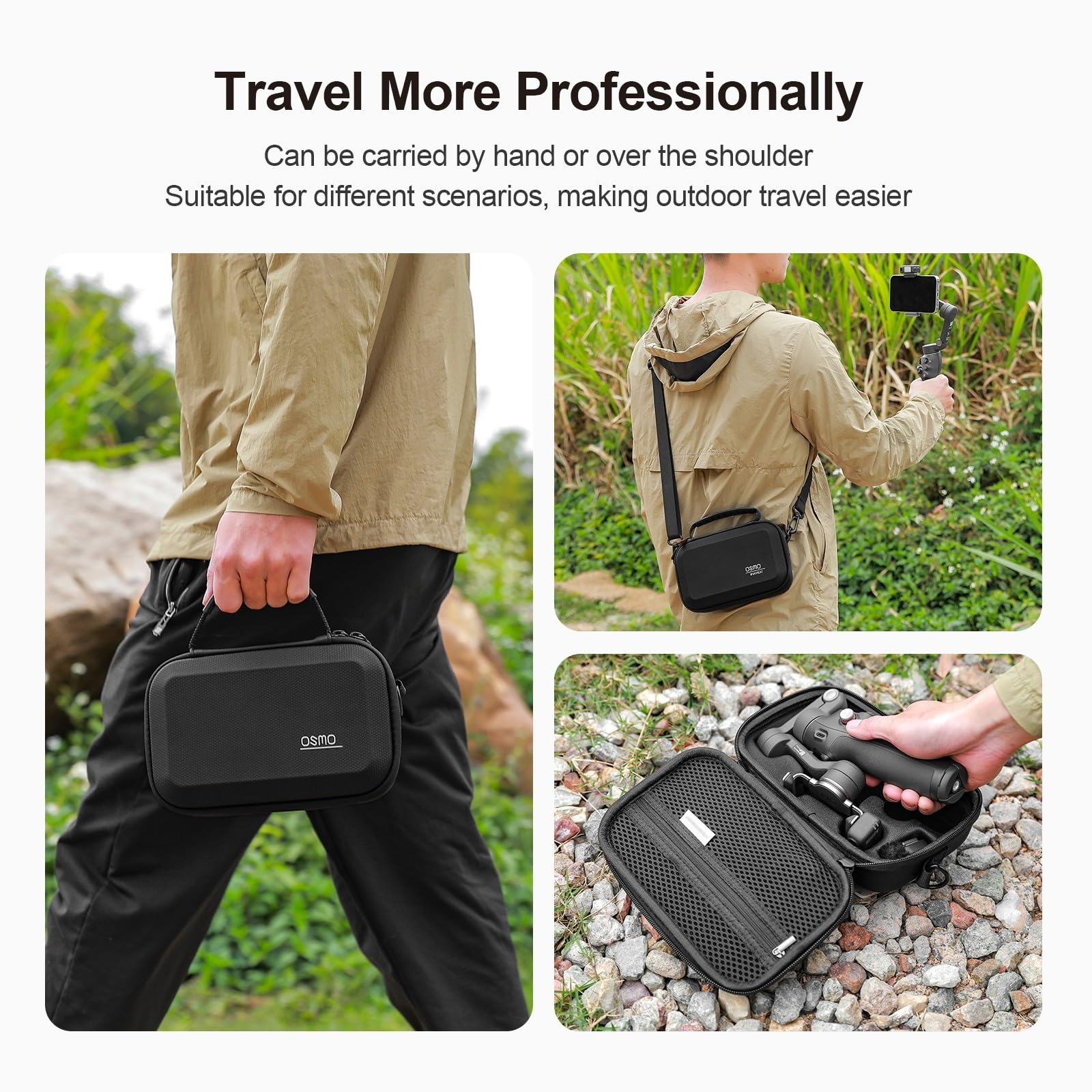 DJI Osmo Mobile 8/7P Sac de Rangement Portable Compact pour Vlog Combo Accessoires