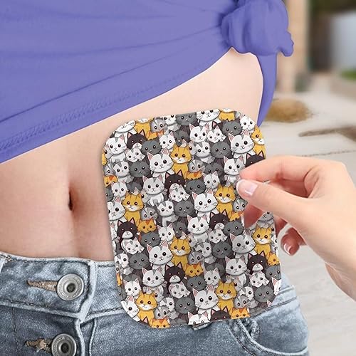Miniatura 2 de Rnyleeg Ostomy Bag Covers for Women One Piece Cute Cat Washable Colostomy Bags for Ileostomy Stoma Care Ostomy Supplies for Daily Life
