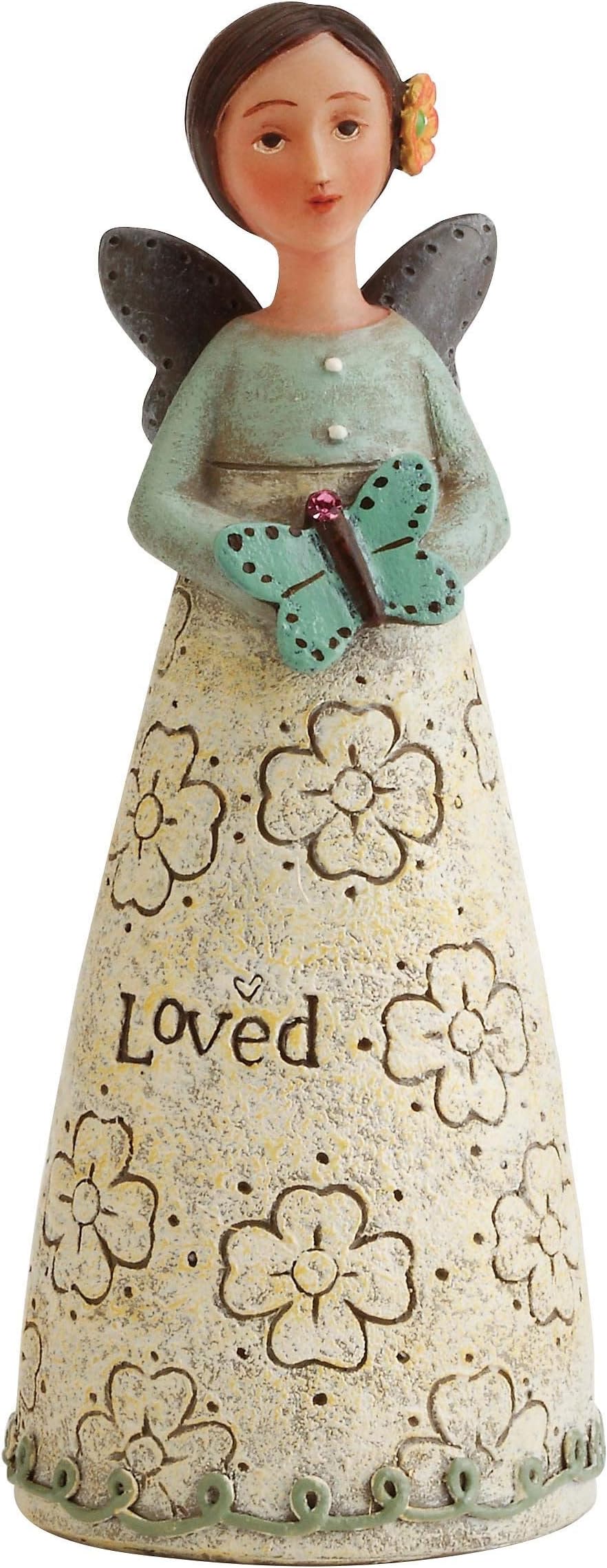 DEMFU October Birthday Wish Angel Figurine