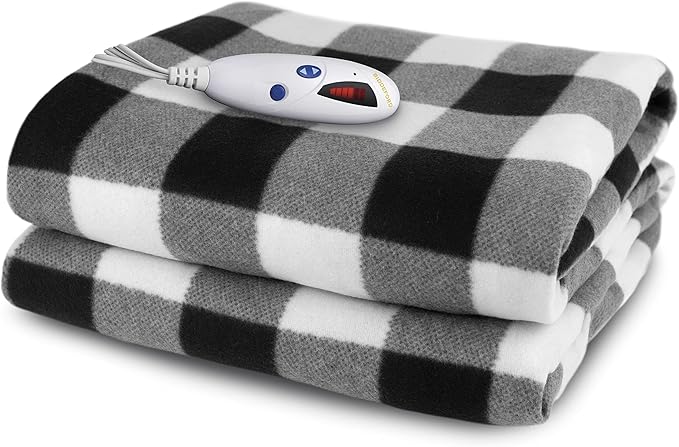 Review Biddeford Blankets Micro Plush Electric Heated Blanket with Digital Controller, Throw, Black/White Buffalo Check Review Biddeford Blankets Micro Plush Electric Heated Blanket with Digital Controller, Throw, Black/White Buffalo Check
