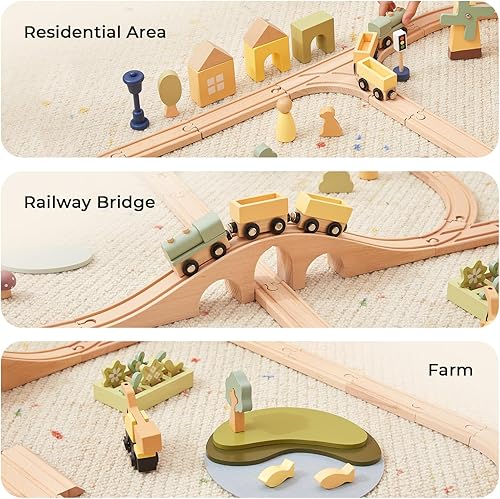 Miniatura 6 de OOOK BCOK102 Juego de ferrocarril para niños