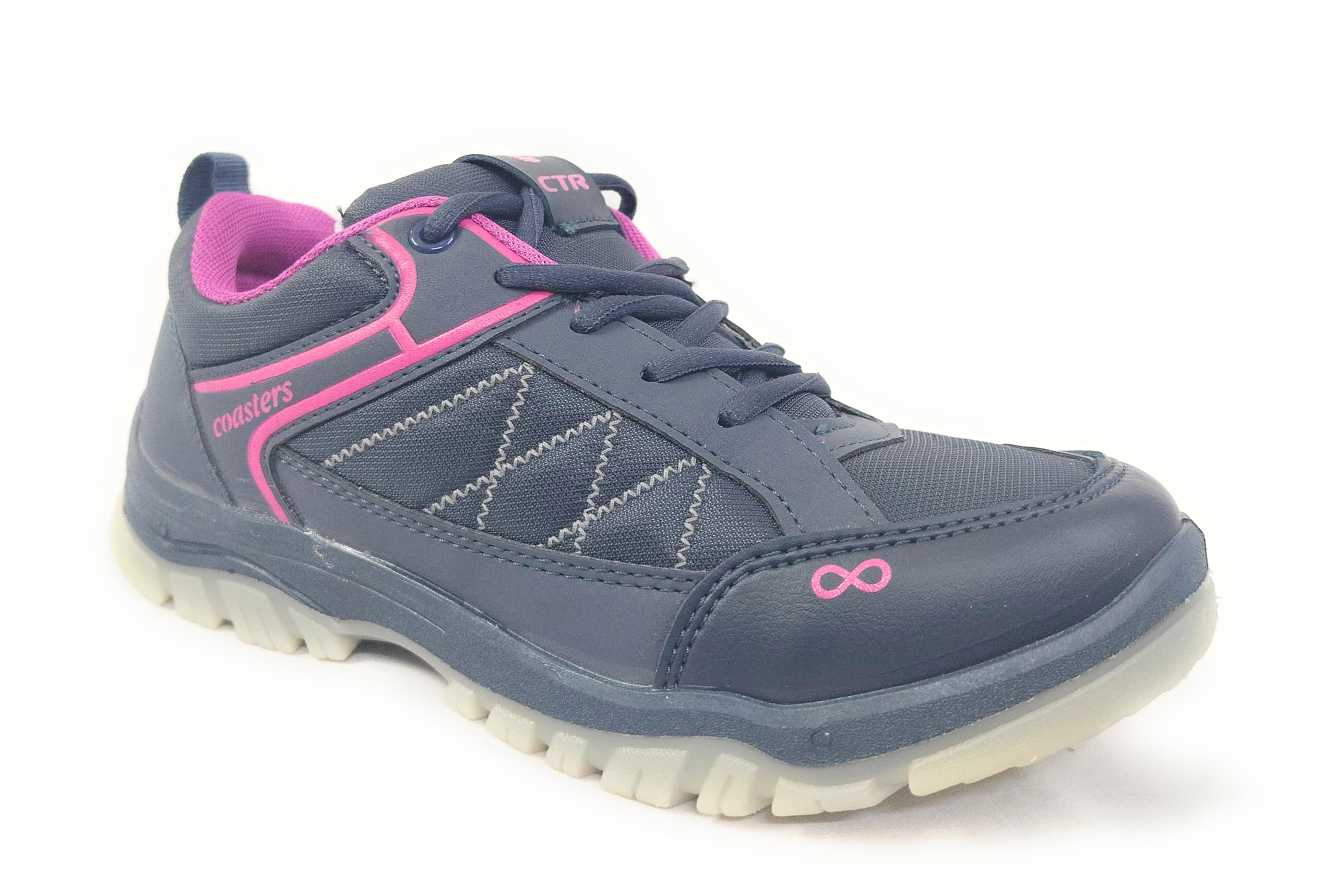 ADD GEAR CTR - TREK1 Trekking Shoes for Women and Kids - Anti-Skid Hiking Shoes Anti Slip Mountain Boots in Action (Slay Blue)-picture-39