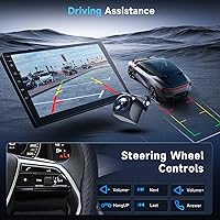 Vista 6 de Qualcomm 8 Core [4G+64G] Estéreo de coche para Honda CRV 2002-2006 con CarPlay Android Auto, Hodozzy pantalla táctil de 9 pulgadas