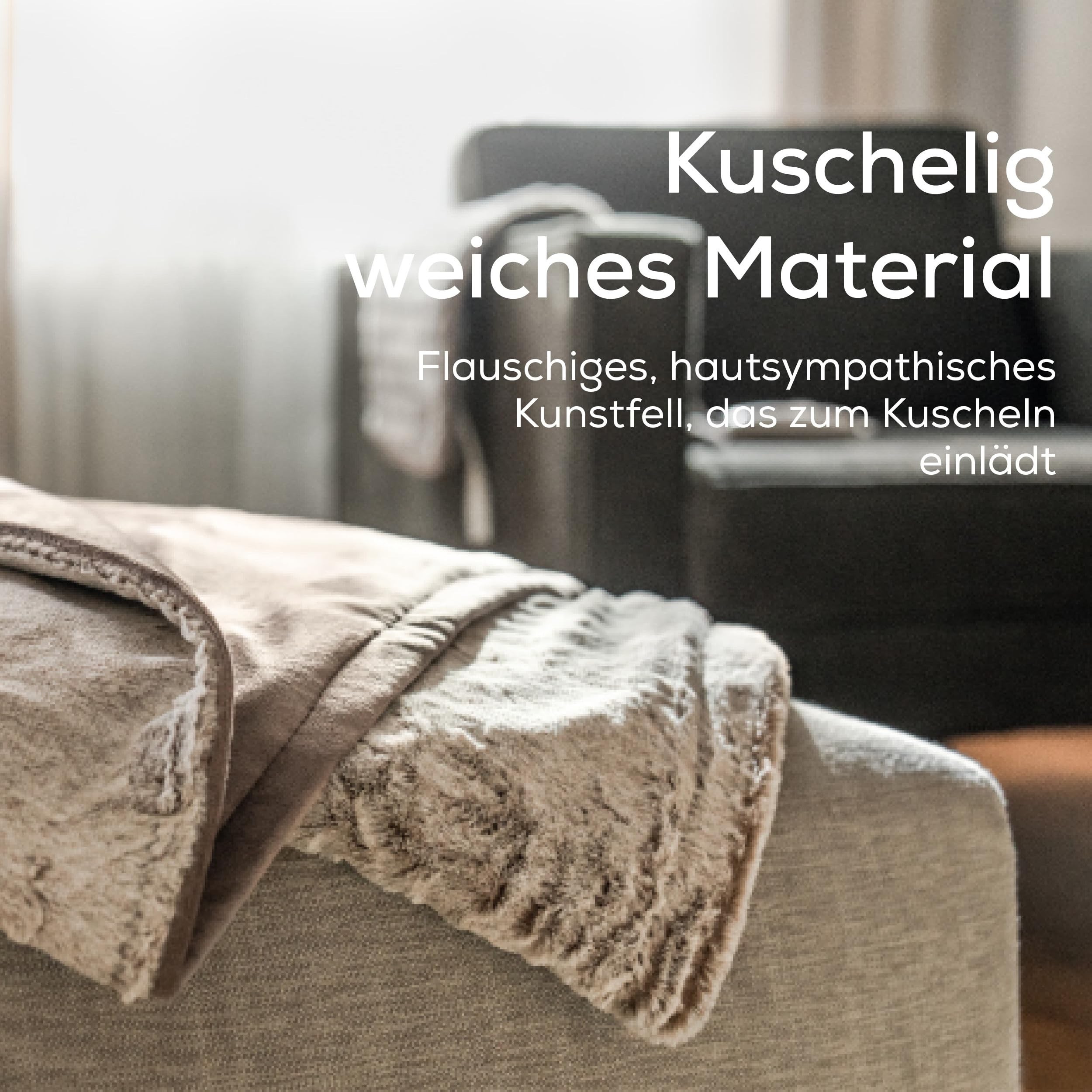 Beurer HD 75 Nordic Heizdecke, 180 x 130 cm, 6 Temperaturstufen, maschinenwaschbar, beige / braun