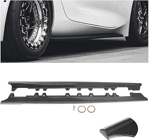 KUAFU Falda lateral compatible con modelos Toyota GR Supra A90 2020-2024, 2 puertas, Artisan Spirit, 2 piezas, faldas laterales, panel basculante,