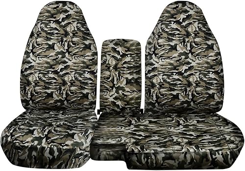 Cubreasientos de camionetas/vehículos utilitarios Ford Ranger/Explorer Mazda Navajo/Serie B (asientos separados, 60/40) con consola/cobertor del