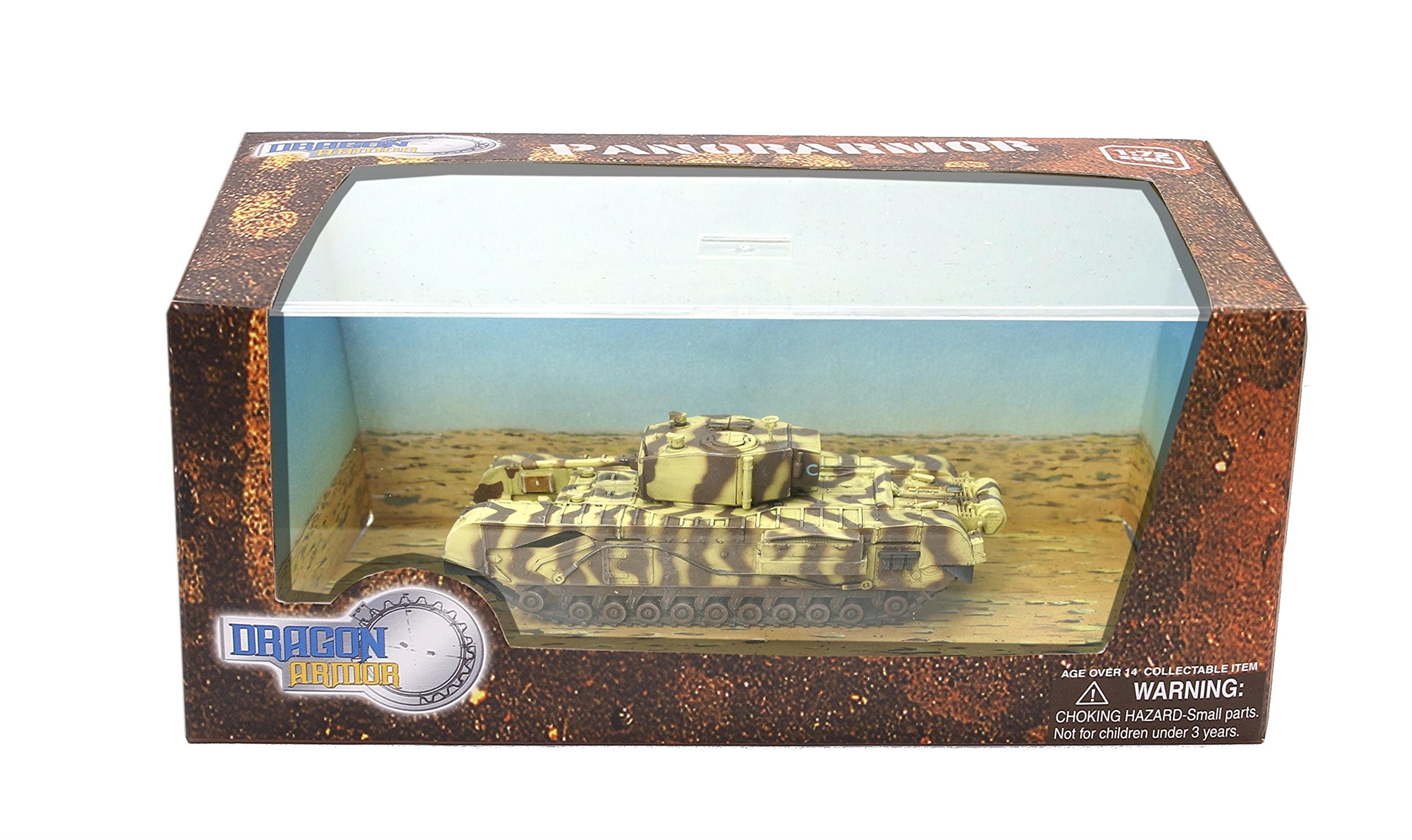 Dragon Models Churchill Junior Regiment 21st Tank Brigade 145th Royal Armoured Corps Tunis 1943 (1/72 Scale)