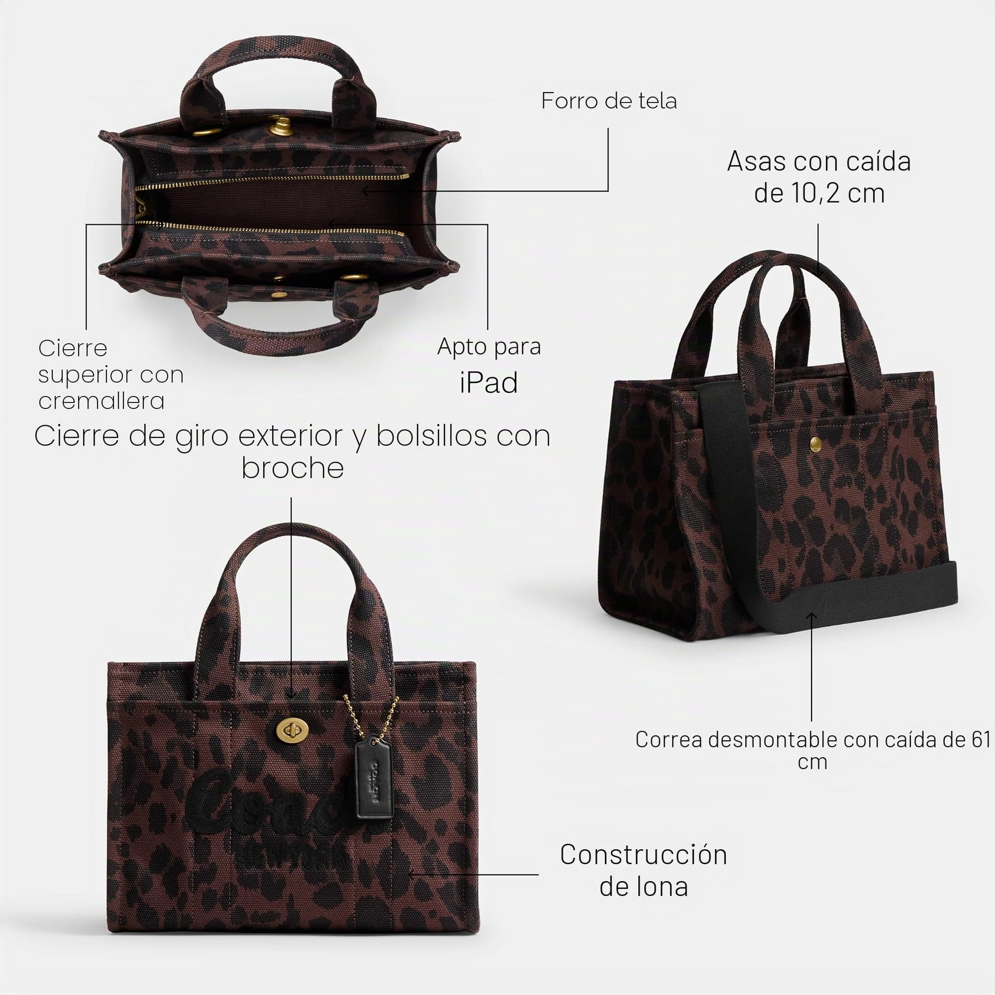 COACH Bolsa de carga 26