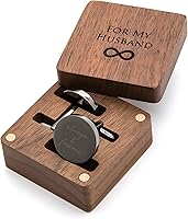 Vista 1 de MUUJEE Gemelos con caja de regalo de madera grabada