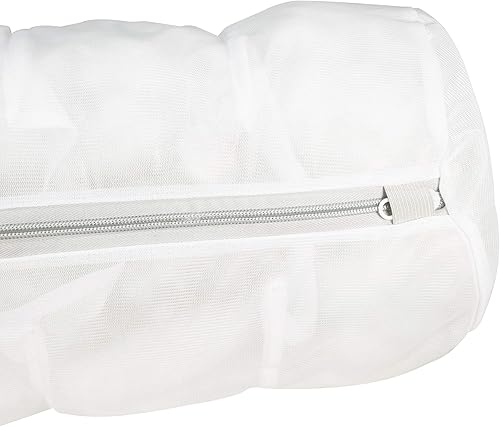 Miniatura 5 de Laura Ashley - Bolsa de lavado de medias de malla con 4 compartimentos con cierre de cremallera para proteger la ropa en el lavado