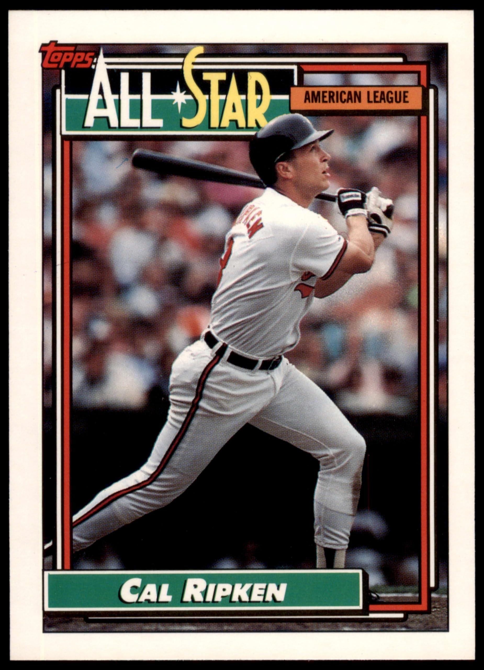 Amazon.com: 1992 Topps # 400 All-Star Cal Ripken Jr. Baltimore 