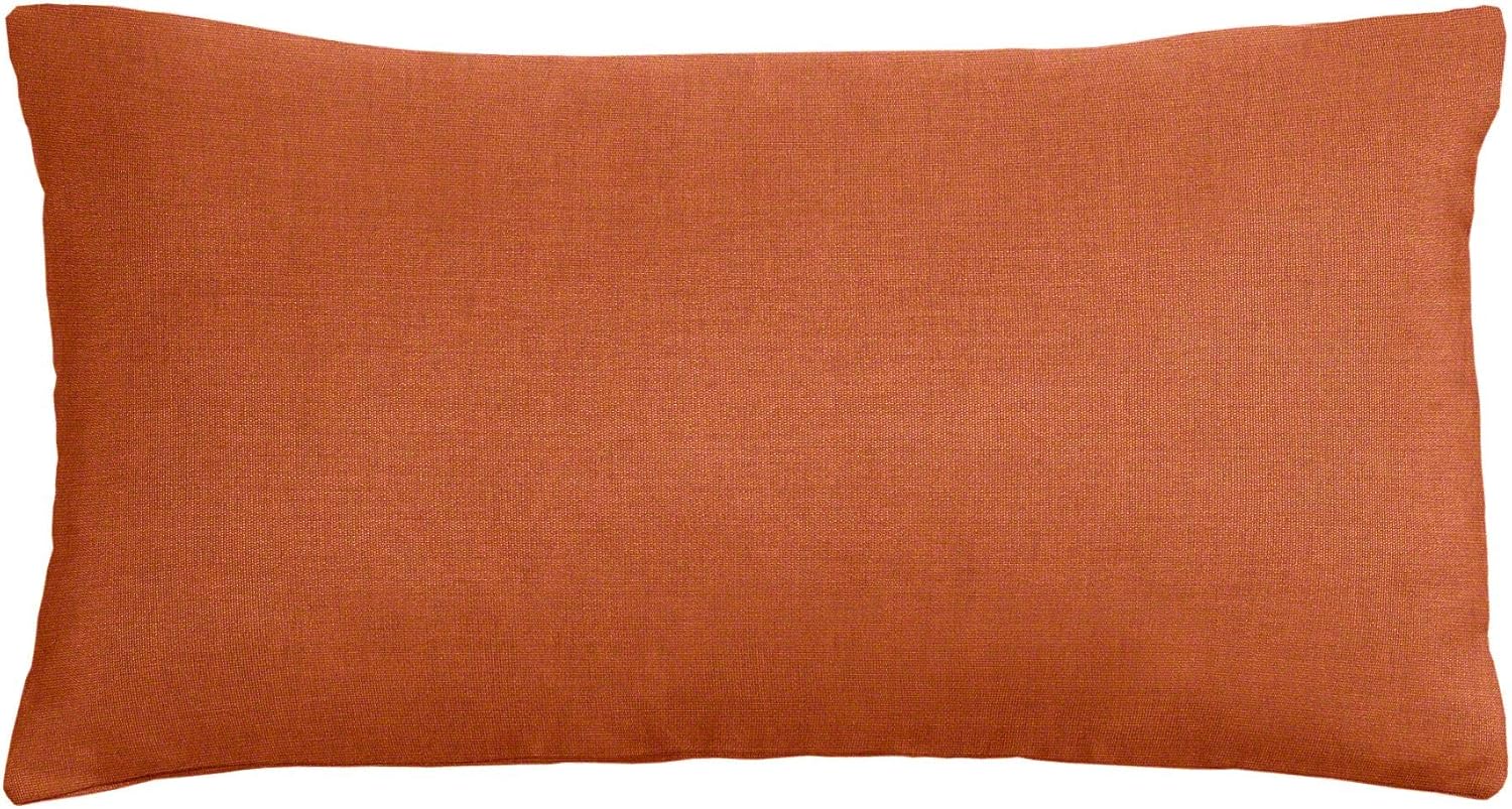 Lumbar Pillow | 20 x 12 Indoor/Outdoor | Multiple Sunbrella Fabric Options Available (Sunbrella Rust)