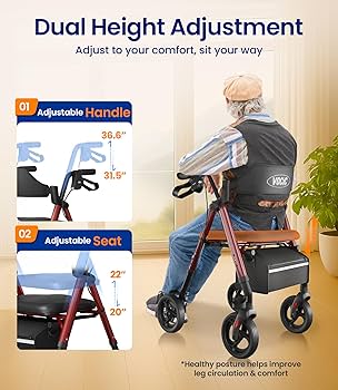 Amazon.com: Walkers for Seniors, Z21 Rollator Walker with