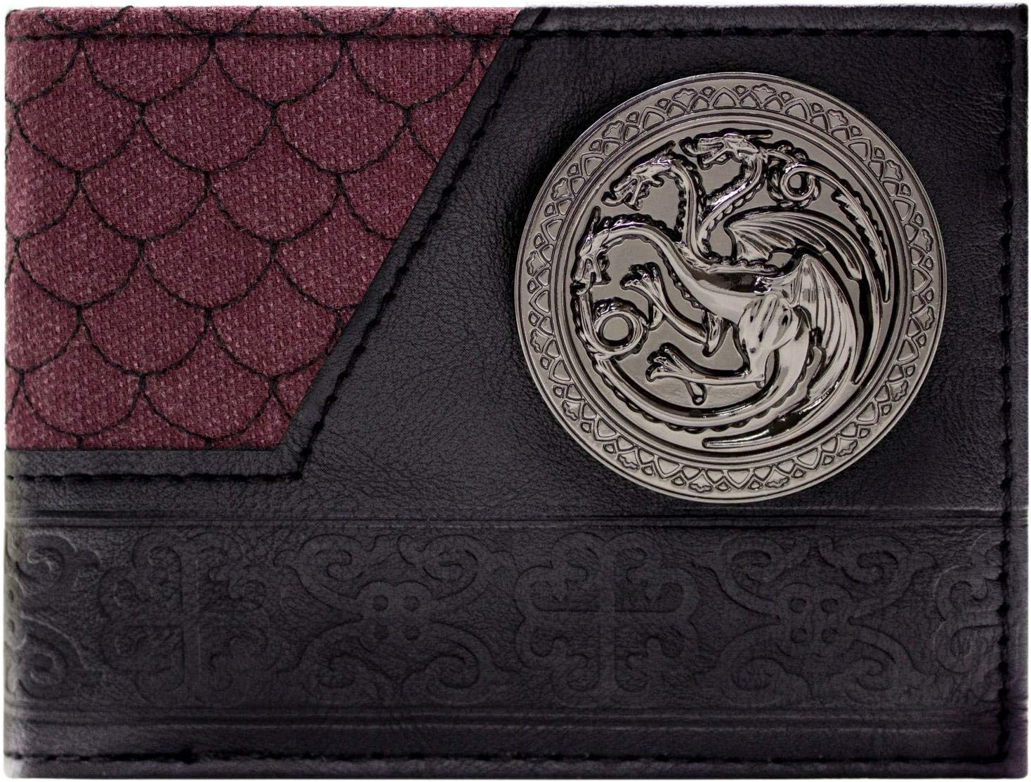House Targaryen Game of Thrones Dragon Scale ID & Card Bi-Fold Wallet