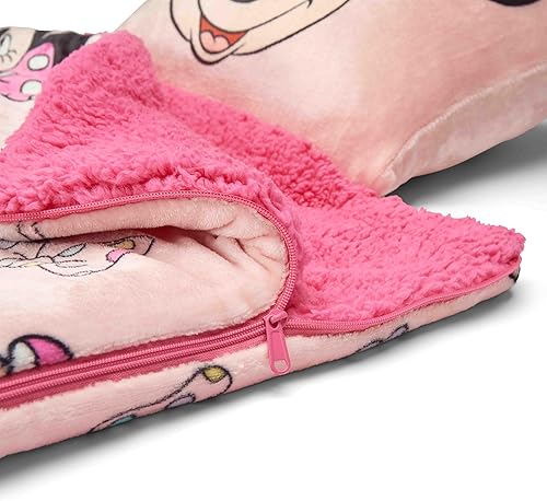 Miniatura 4 de Northwest Minnie Mouse Silk Touch Sherpa - Bolsa de dormir (27 x 56 pulgadas), cosas favoritas