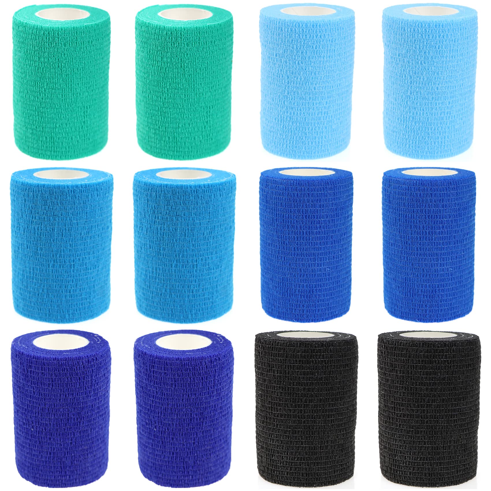 KEQCQE Cohesive Bandage Self Adherent Wrap Athletic Tape Breathable Vet Tape First Aid Tape for Dogs Cats Horses Birds & Wrist Healing Ankle Sprain Swelling — view 12