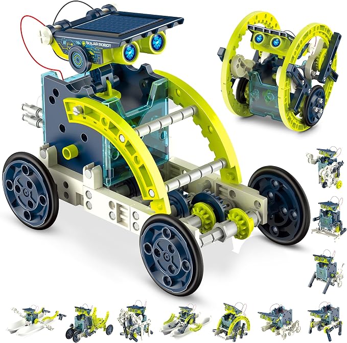 Hot Bee Robot Solar Educativo, Juguete y Kit de Robótica para Niños 9-12 Años, R…