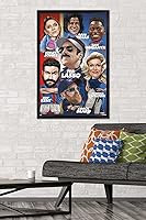 Vista 7 de Trends International Ted Lasso - Character Grid Wall Poster, 22.4L x 14.7W, Black Framed Version