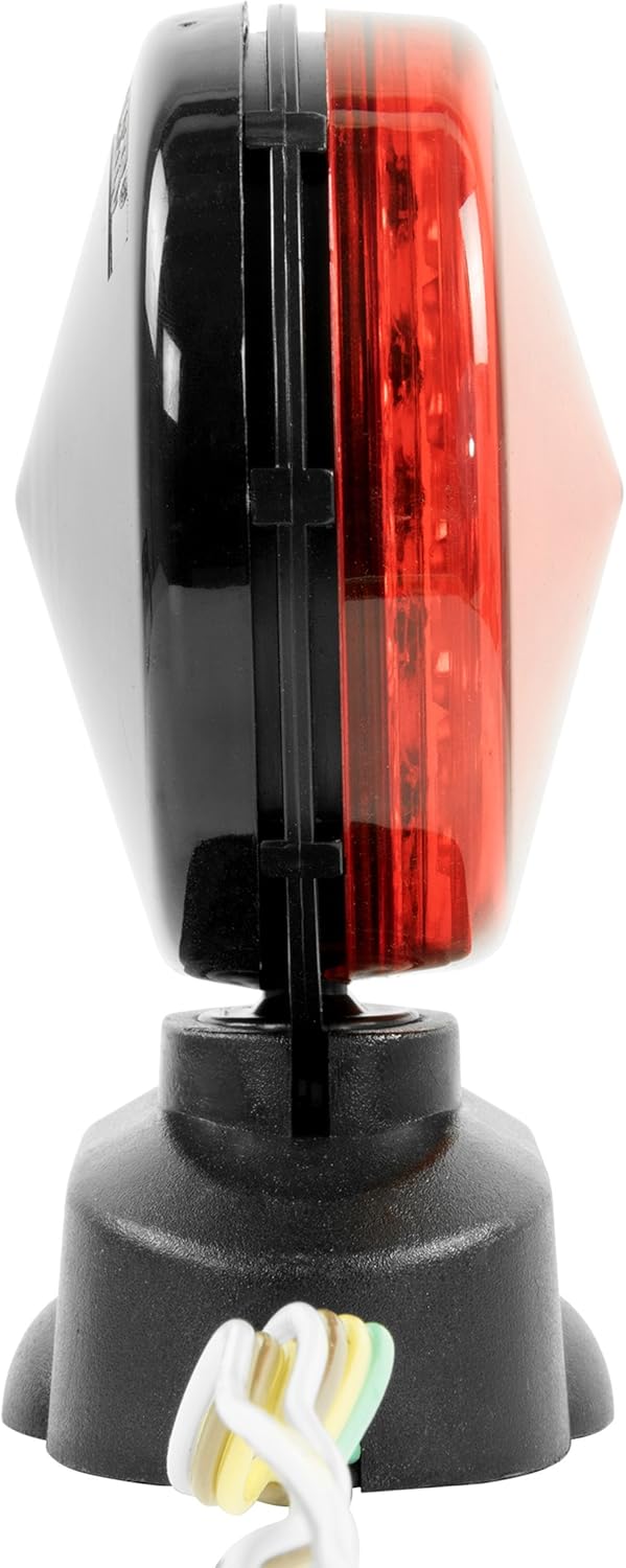 Blazer International Hopkins C7300 LED Magnetic Towing Light Kit – DOT Compliant Stop, Tail & Turn Trailer Lights – Heavy-Duty 22 lb Magnetic Base – Flat 4-Way Plug