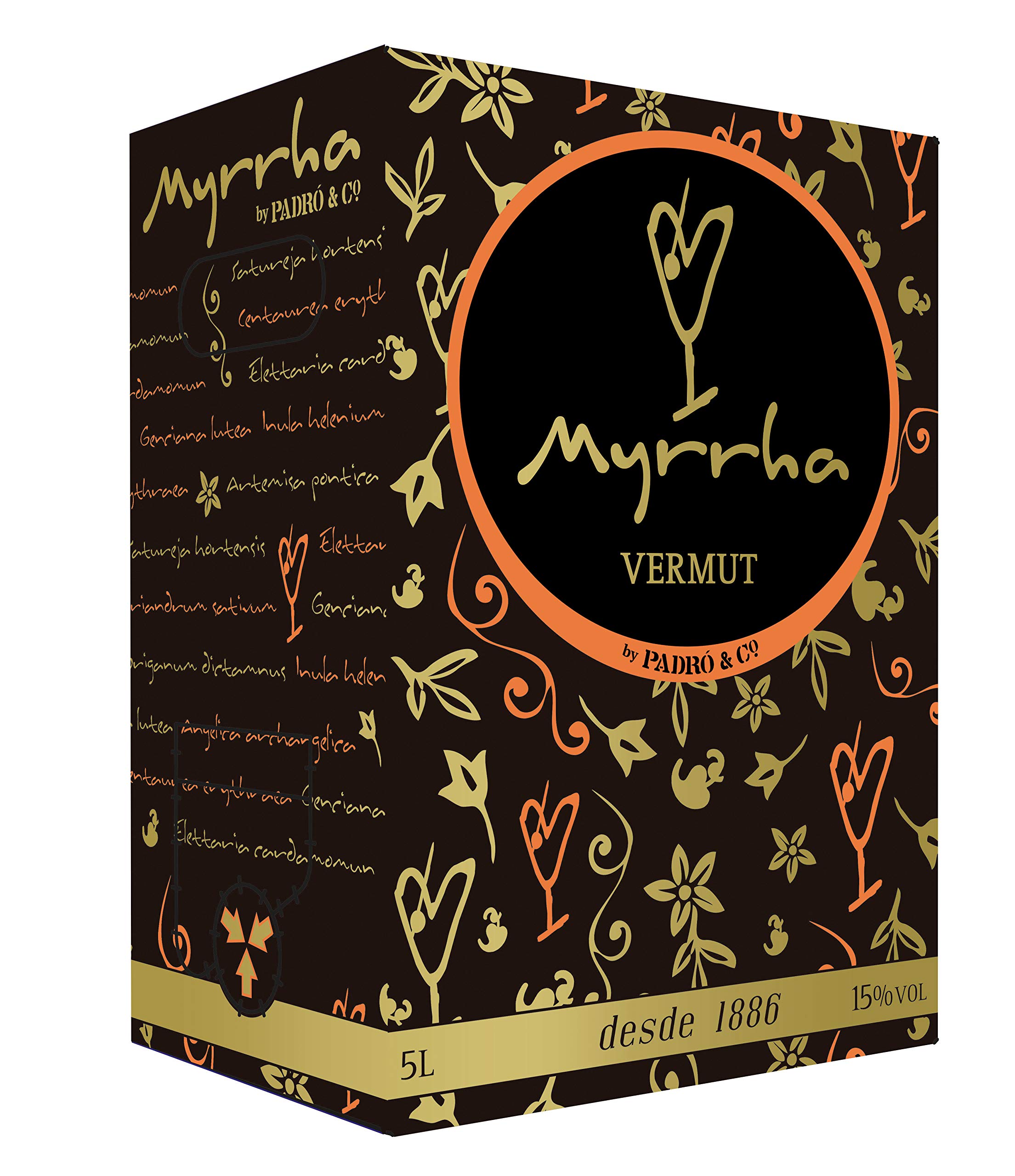 Vermouth Padró & Co Myrrha Blanco Bag in Box, Vermouth Padró & Co, 500 cl - 5000 ml