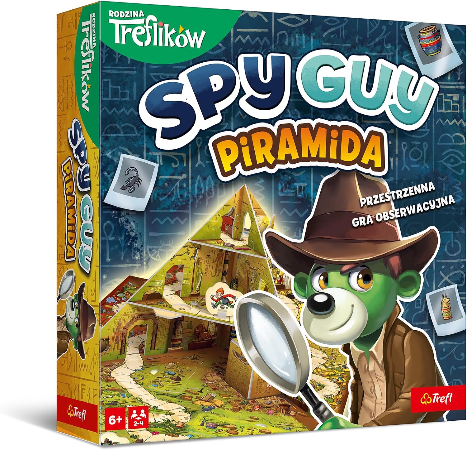 Trefl - Gra Spy Guy, Piramida, Gra Rodzinna