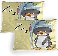 Vista 24 de Lunarable Funda de almohada de dibujos animados, corona blanca sobre fondo rosa, tiara gráfica de dibujos animados, estampado de letras de palabras