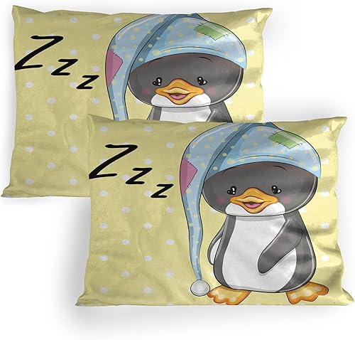 Miniatura 24 de Lunarable Funda de almohada de dibujos animados, corona blanca sobre fondo rosa, tiara gráfica de dibujos animados, estampado de letras de palabras