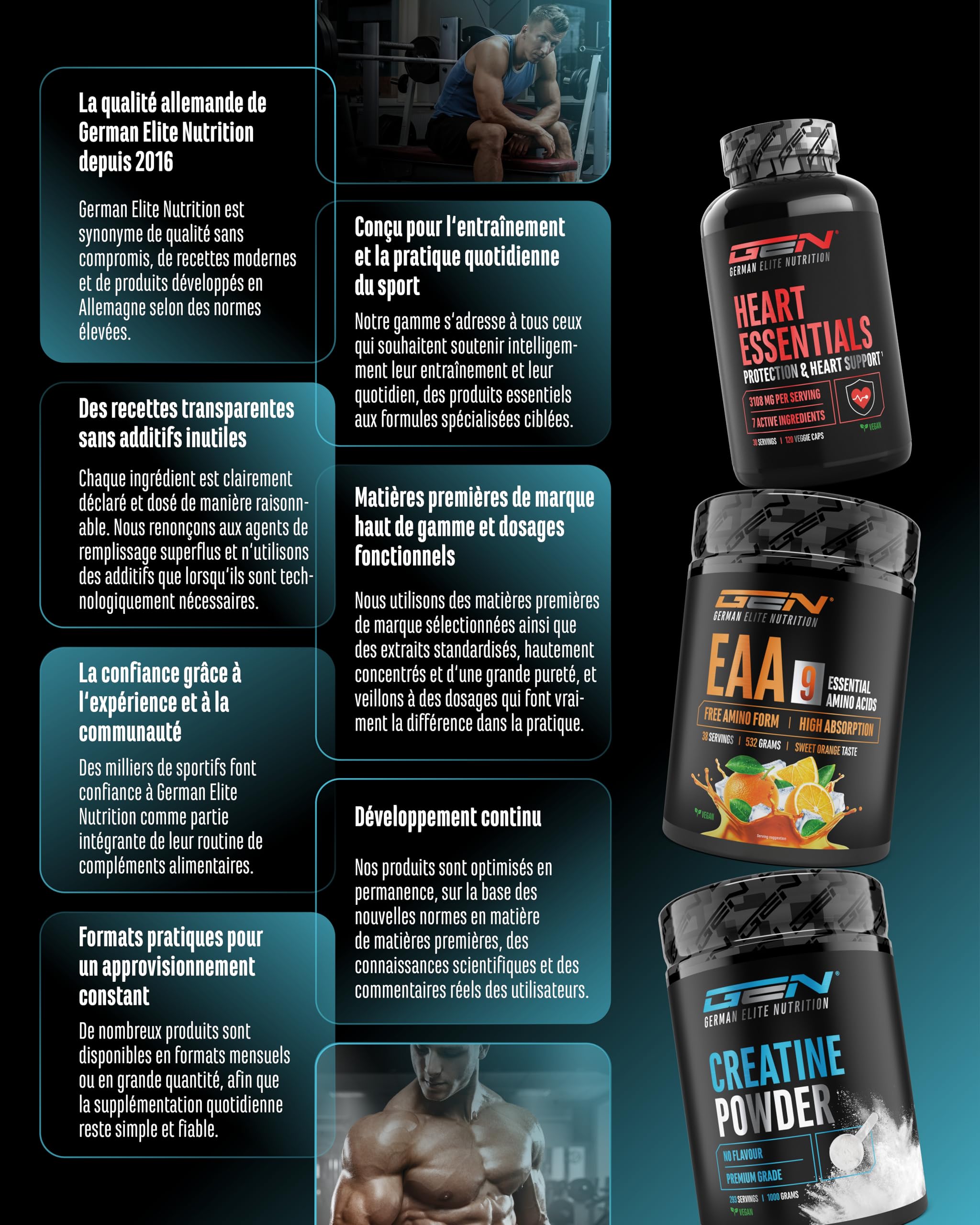 Omega 3 hautement dosé avec 4000mg - 300 gélules - Huile de poisson avec 80% d'acides gras dont 2000mg EPA & 1000mg DHA - Forme naturelle de triglycérides - Purifié avec soin