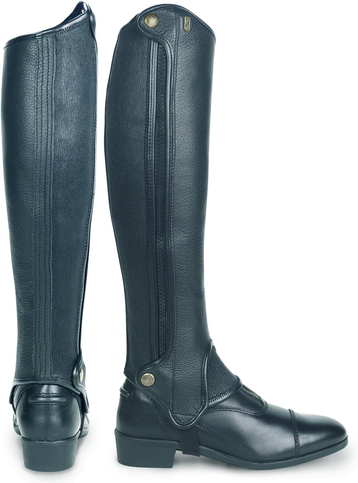 Tredstep Deluxe Side Zip Half Chap 15/18 Black