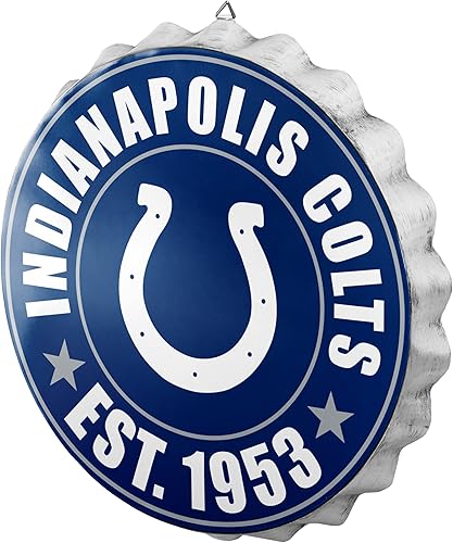 Miniatura 9 de foco Cartel de metal con logotipo de equipo de la NFL para colgar en la