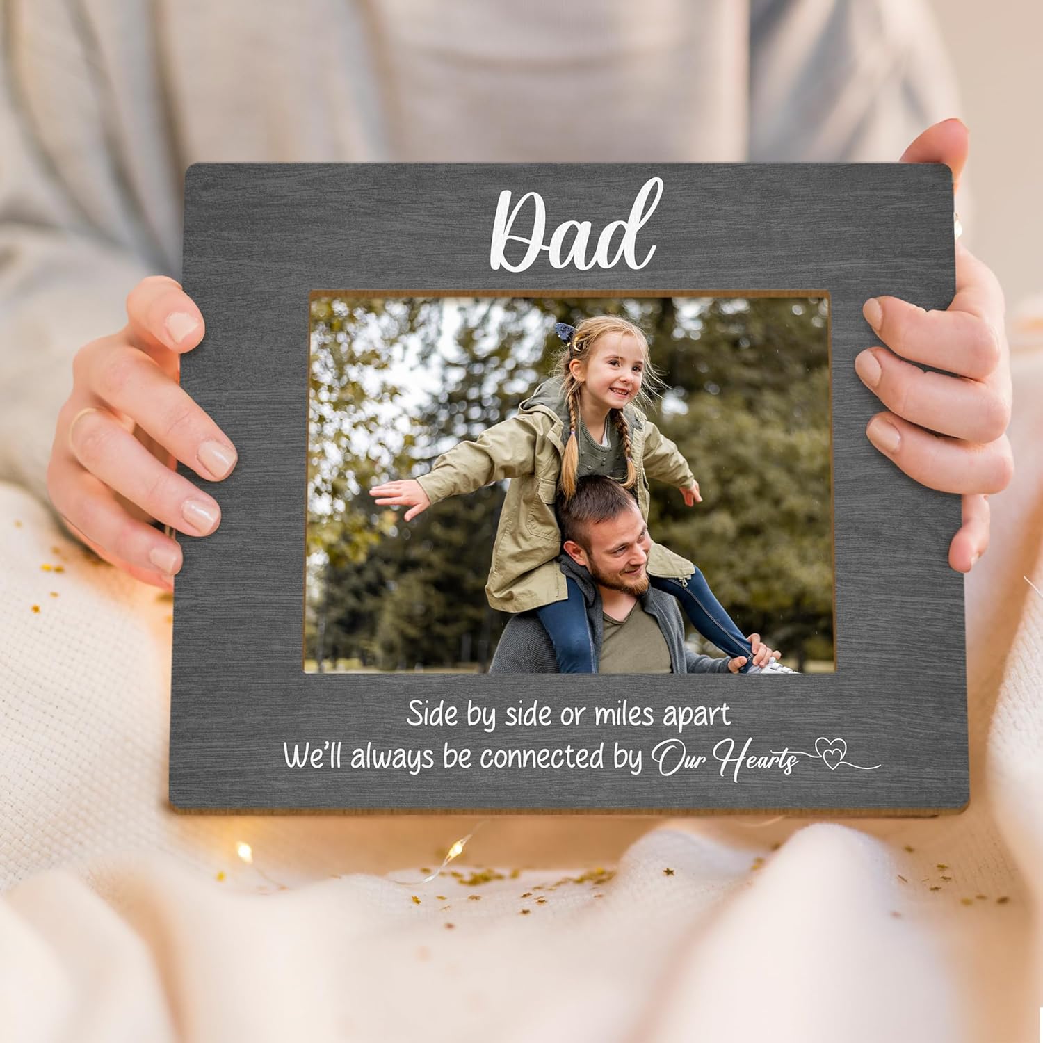 Dad Picture Frame, Dad Picture Frame from Daughter Son, Dad Gifts for Fathers Day, Best Dad Gifts, Father Gifts, Daddy Picture Photo Frame, Fathers Day Picture Photo Frame for 5x7 Photos - Image 4