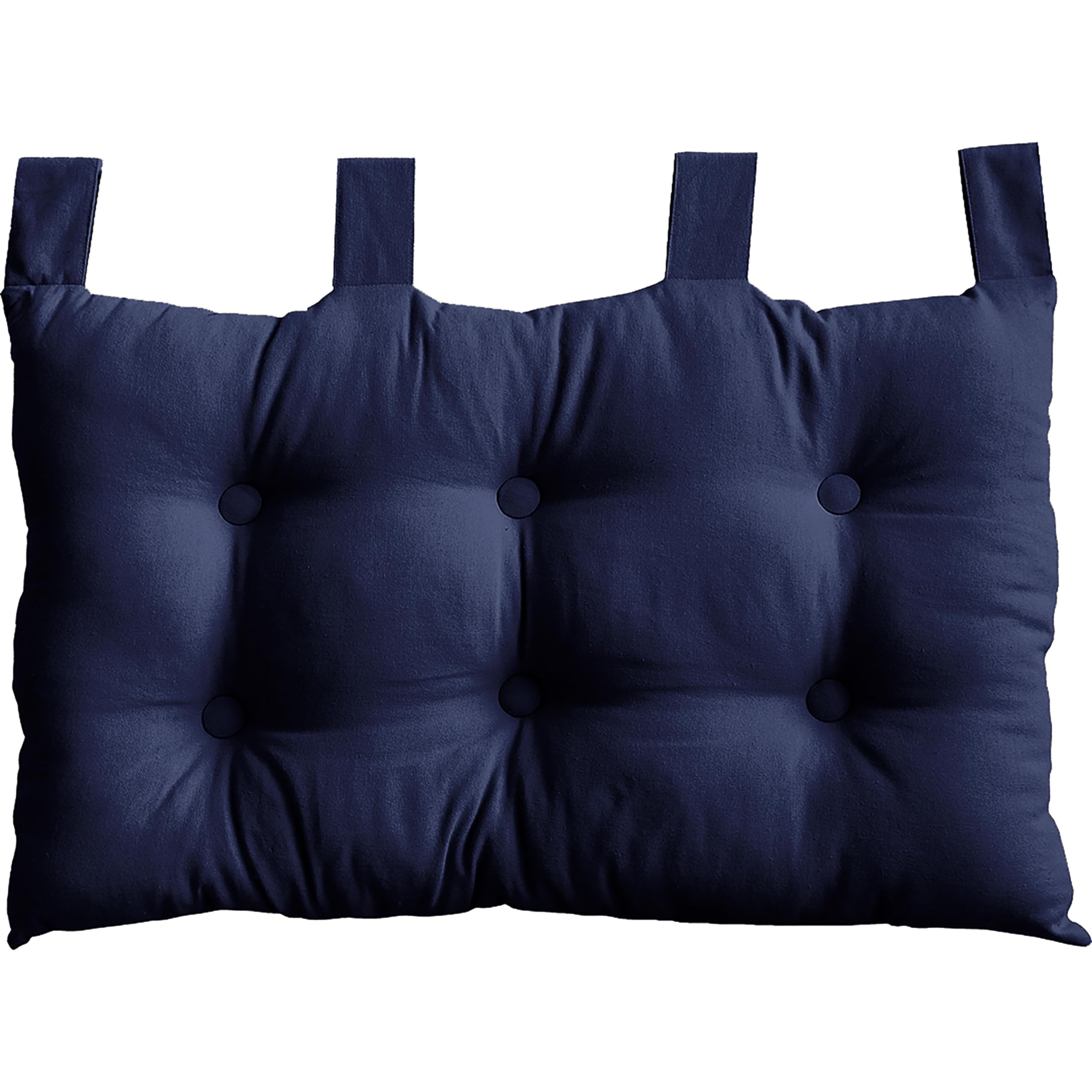 Enjoy Home Wall Headboard, 70 x 45 cm, Navy Blue, Hanging Cushion, Quilted Cushion, 100% Cotton, Panama Collection