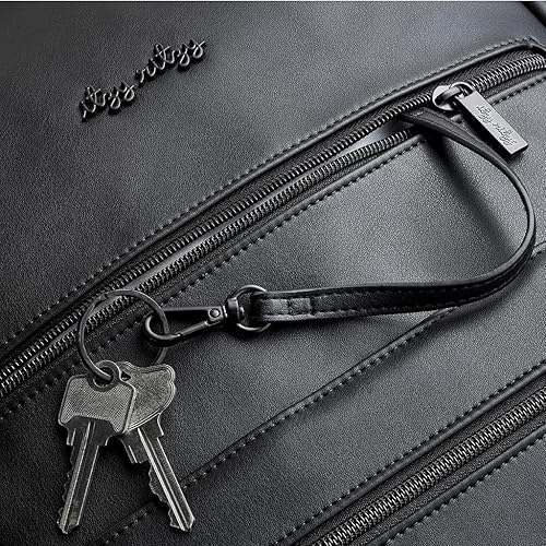 Miniatura 11 de Itzy Ritzy Eras - Mochila para pañales Bolsa de pañales elegante de gran capacidad para hombres con diseño neutro, 15 bolsillos, cambiador, correas