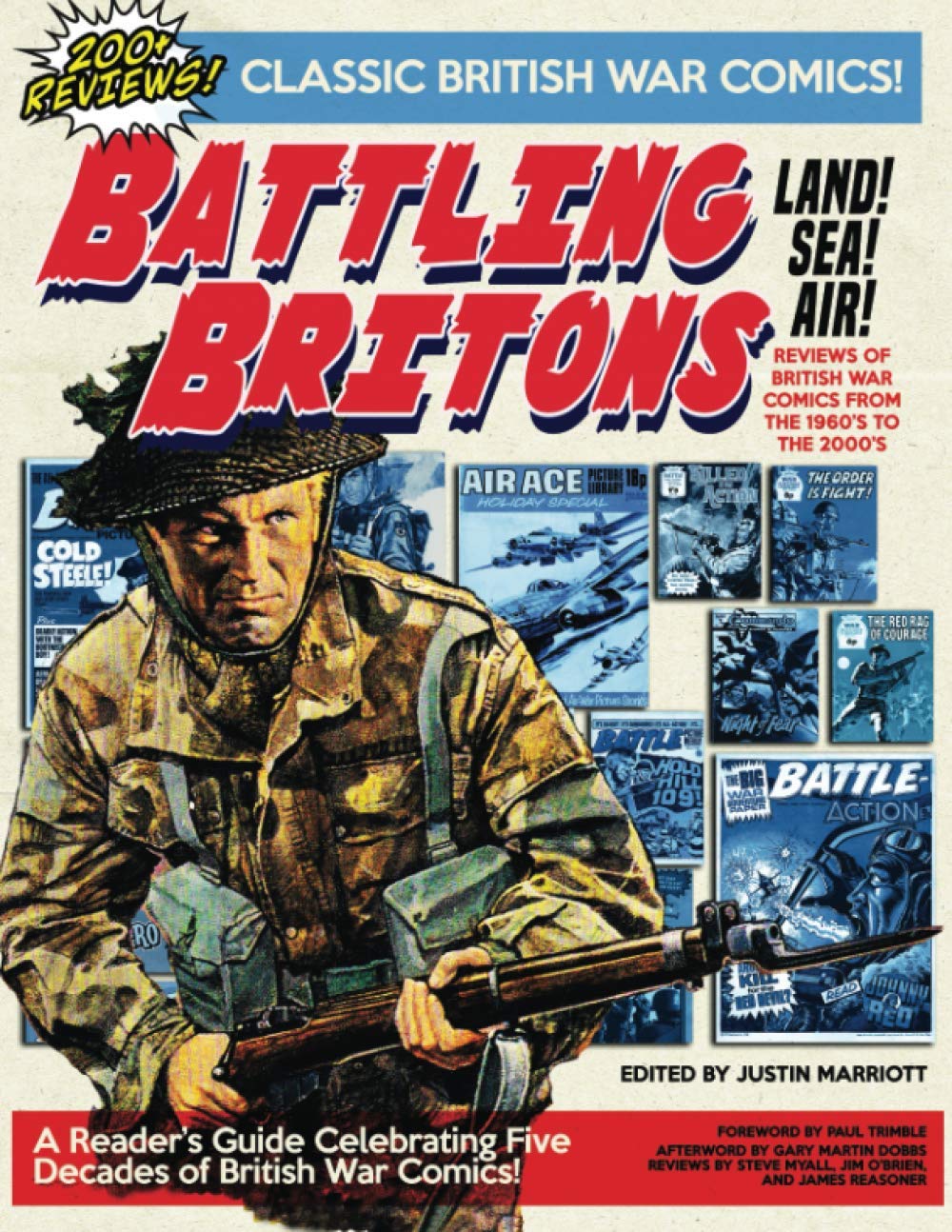 Battling Britons PB Justin Marriott (Reviews of British War Comics)